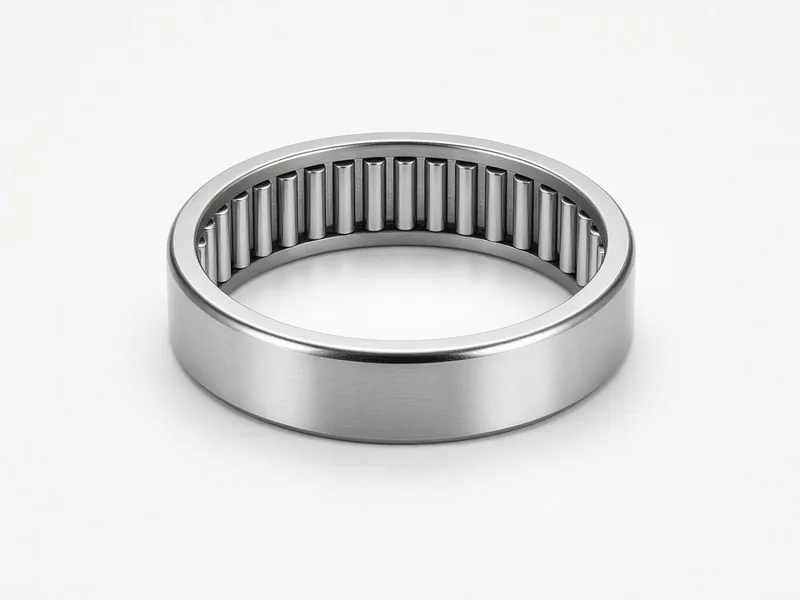 Drawn cup needle roller bearing with steel needle rollers